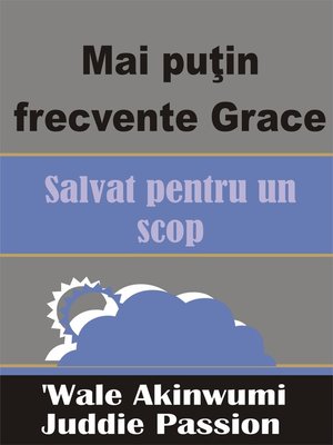 cover image of Mai puţin frecvente Grace Salvat pentru un scop